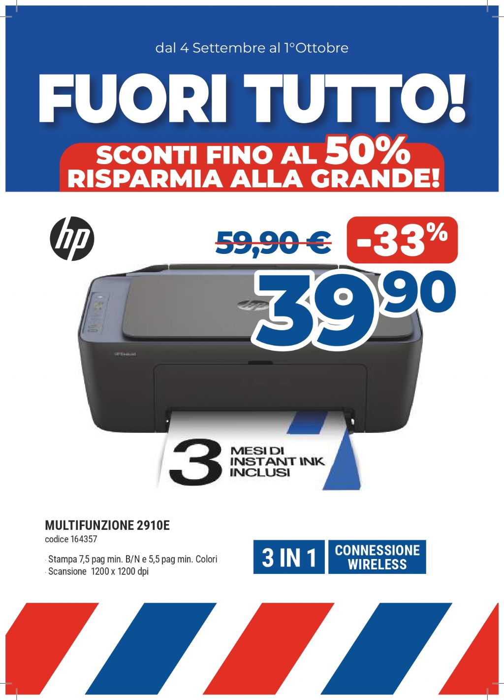 HP 2910E STAMPANTE MULTIFUNZIONE